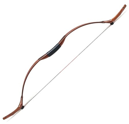 Traditional Handmade Longbow 52'' Recurve Bow Archery Wooden Bow Mongolian 35-50lbs Horsebow Adult Archery Bows (30 lbs)