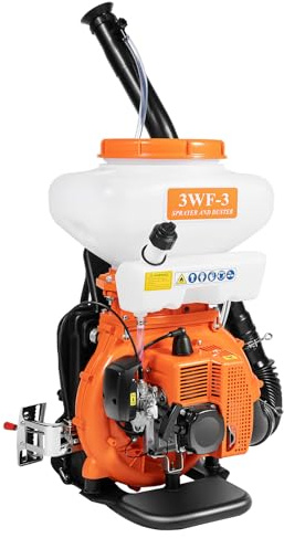 Rucksack pulverizador a gasolina, motor de 41.5CC, jeringa de 14L, 2.13kW pulverizador de pesticidas con alcance de 12m, para agricultura, horticultura, protección de plantas
