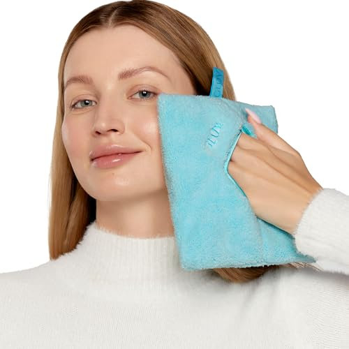 Glov Mitaine Démaquillante en Microfibre Lavable Hypoallergénique pour Le Soin de la Peau Éponge pour Le Visage Lingette Démaquillante Durable