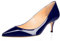 EDEFS Damenschuhe Lack Pumps Spitz Zehe Stilettos Schuhe Blau Größe EU41