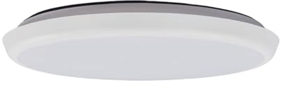 Arcchio LED Deckenleuchte Augustin (Modern) in Weiß (1 flammig,) - Lampe Deckenlampe Badezimmerleuchte