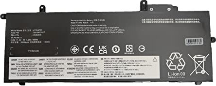 01AV472 L17C6P71 SB10K97619 L17L6P71 SB10K97617 01AV470 L17C6P72 SB10K97629 01AV485 L17M6P72 01AV484 L17M6P71 Laptop Battery Replacement for Lenovo ThinkPad X280 A285 Series (11.4V 48Wh)