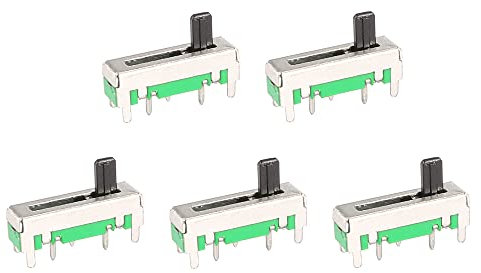 sourcing map 5St Fader Variable Widerstände Mischer Potentiometer Gerade Schiebe B503 B50K Ohm Einzel Linear Potentiometer zum Dimmen 18mm