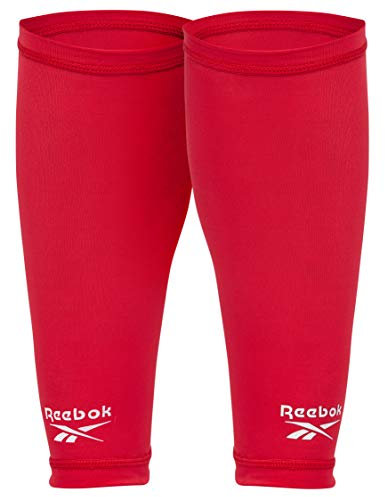 Reebok Unisex-Adult Compression Arm Sleeves Kompressionsarmhülsen, Rot, S (25-30 cm)