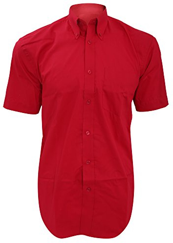 Kustom Kit - Men's Short-Sleeved Shirt - Red - One size
