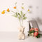 Körpervase, weibliche Form, niedliche Vase, Körperkunst, Moderne Dekoration, Boho-Dekoration, Skulptur, Knospenvase für Blumen (Elfenbein, groß)