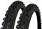 VDP 2x Fahrrad Mantel 24 Zoll - Fahrradmantel MTB - Kenda K829 - 24x1.95 (50-507) - Drahtreifen MTB - Trekking - Schwarz