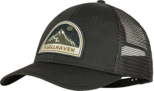 Fjällräven Unisex Badge Långtradarkeps, Black, S/M