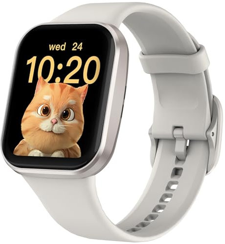 Smart Watch Schrittzähler Uhr Damen Herren 1.83 Zoll Smartwatch Telefonfunktion Schlafmonitor Pulsmesser Musiksteuerung IP68 Wasserdicht 104 Sportmodi Fitness Tracker Sportuhr für iOS Android