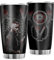 Zbbfwu Wikinger Rabe Kaffeebecher to go Thermobecher Edelstahl Auslaufsicher Kaffeetasse Reisebecher white7 600ml