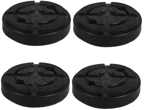 Homoyoyo 4Pcs Car Jack Pad Rubber Lifting Pads for Two-post Car Lift Compression Resistant Accessories for Vehicle Maintenance and Protection