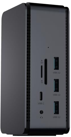 ProXtend USB4 Dual 8K Docking Station, Dark Silver