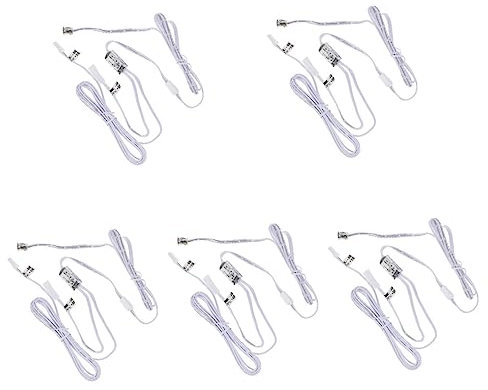 DOITOOL 5pcs Door Activated Light Strip Induction Sensor Control Touch Sensor for Lighting for Home Entryway and Kitchen