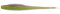 ZECK - Angelköder, Kunstköder, Gummifisch - BA Shaky Stick | 8cm - VIO Greenie DLX | 9 STK.