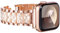 KADES 42mm(series 10) 41mm 40mm 38mm für Apple Watch Armband für Damen, Gliederarmband Glitzer edelstahl Ersatzarmband für Apple Watch SE/iWatch Series 10 9 8 7 6 5 4 3 2 1, Roségold