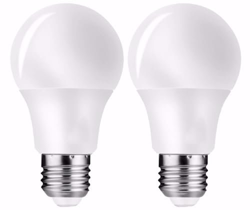 Super Bright White LED Light Bulb, 25W (150-200Watt Equivalent), 2500 High Lumen, Garage Light Bulbs, E27 Light Bulb, Non-Dim, No Flicker for Home Lighting, 2-Pack (Warm White)