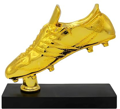 MIAOWR Replica del Trofeo Scarpa d'oro Ricordi del Campionato di Calcio Ornamenti per Il Desktop di Casa Regali per Gli Amanti del Calcio