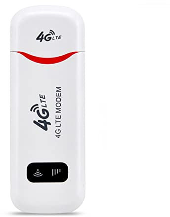 CosyCaya Enrutador WiFi USB 4G LTE de 150Mbps para Coche, WiFi MóVil PortáTil, Dongle USB 4G, MóDem WiFi, Adaptador de Red con Ranura para Tarjeta SIM