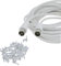 Reulin Cavo antenna TV sottile da 6 m, 3C2 V, maschio femmina con clip, cavo coassiale da 6 m, per antenne e Smart TV, amplificatore di segnale HDTV DVB-T RF rivestito in nichel, 6 m