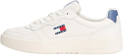 Tommy Jeans Herren Cupsole Sneaker Essential aus Leder