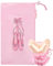Muteitt Rosa Spitzenschuhtasche, Tanzschuhtaschen, Ballett-tanzschuhtasche, Kordelzug, Tanzschuhtasche, Tasche Für Frauen Und Mädchen