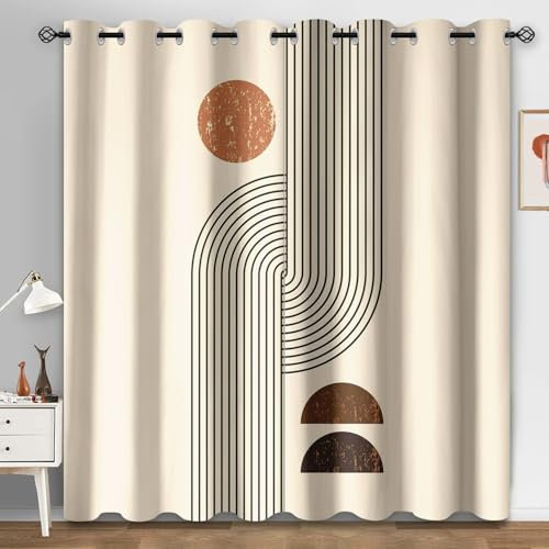 Schallschutz Vorhang Grau Rosa Hund Gardinen Wohnzimmer Modern Polyester Waschbar Verdunklungsvorhänge Schlafzimmer 2er Set Thermovorhang mit ösen Vorhänge Blickdicht 2x110x215 cm