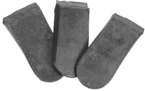 HOMSFOU 3stücke Eisen-beilstielkeil Axtspaltkeil Für Befestigung Camping-keil Werkzeugzubehör Griffbefestigungskeil Outdoor-beilzubehör Gartenscherenkeil Beilspaltkeil Für Eisenwerkzeuge