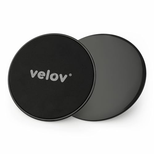 Gleitscheibe Fitness Slider – Doppelseitige Gliding Disc für effektives Bauchmuskeltraining & Ganzkörperübungen Zuhause – Ideal für Yoga, Fitness Studio, Teppich, Fliesen, Holzboden Home Gym Workout