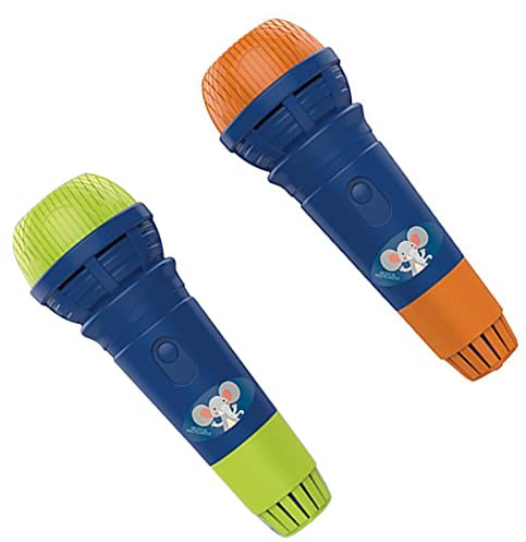 TOYANDONA Éducatifs Microphones Lumineux pour Garçon Fille Lot de Couleurs Aléatoires Stimule Imagination et Motricité de Fête