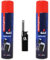 2X Silver Match Feuerzeuggas 300ml + ollas® Feuerzeug – Nachfüllgas Set inkl. Stabfeuerzeug/Flaschenöffner/Klassisches Gasfeuerzeug – Butangas Nachfüll-Set (Stabfeuerzeug)