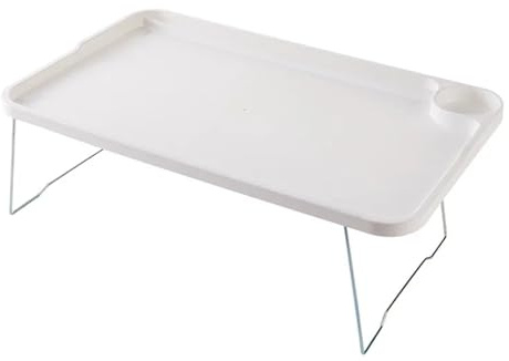 Betttablett Tragbarer Multifunktions-Laptoptisch for Lernen und Arbeiten, Faltbarer Tisch mit Getränkehalter, ergonomisch, platzsparend, for Zuhause