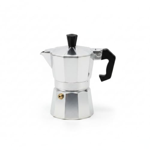 BRILY Caffettiera Classica 1 tazza in Alluminio