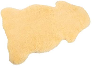Alpenfell Öko Medizinisches Schaffell 110-120cm | waschbar | echtes Fell | Fellteppich Babylammfell Babyschaffell Lammfell