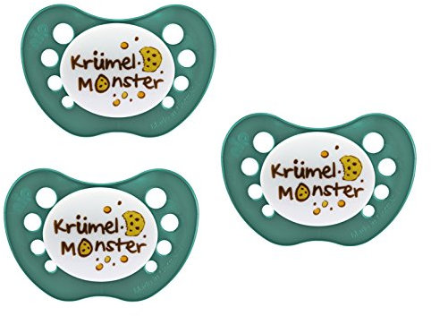 Nip Schnuller Silikon Limited Edition Krümelmonster inkl. Schutzkappe, Gr. 1-3 Stück