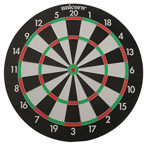 Unicorn XL Dart Board 17'' x 3/4'' Double Sided Target Game