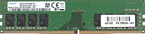 Samsung 8 Go DDR4 PC4–19200, 2400 MHz, 288 broches DIMM, 1,2 V, CL 17 Bureau Barrette de mémoire vive RAM M378 a1 K43bb2-crc