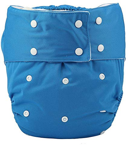 JOBEBE Adult Cloth Diaper Cover Nappy Reusable Washable Adjustable Unisex Adult Incontinence Underwear (D03) 1 Stück Large Medium Wasserfest Windel Überzug Windel