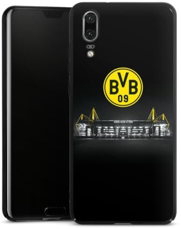Hard Case kompatibel mit Huawei P20 Schutzhülle schwarz Smartphone Backcover BVB Stadion Borussia Dortmund