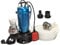 Pompa fecale, tubo 20, 30 m, Storz C, pompa per acqua sporca, 550 W, 18000 l/ora, pompa sommersa (pompa con tubo da 20 m)