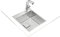 Fregadero Teka Forlinea Rs15 40.40 Color Inox Ref 115000020 Mueble De 50 Cm Doble Posibilidad De Instalación