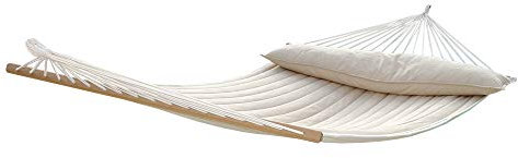 Lola Luxus Stab Hängematte gefüttert American Hammock Lifestyle COFEA Crema