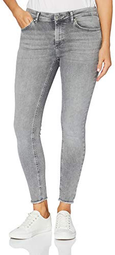 Only Carmakoma Damen Carwilly Life Reg Sk Ank Jn Rea0918 Noos Jeans, Grey Denim, 42W / 32L EU