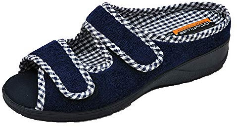 Doctor Cutillas Pantuflas 21823 Autoadherente de la Talla 36 en Color Marino