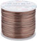 BENECREAT 235m Filo di Alluminio Opaco per Gioielli, 0.8 mm, Resistente all'appannamento, per Creare Gioielli con Perline, Marrone Cocco