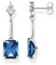 Thomas Sabo Damen Ohrstecker in der Farbe Silber aus 925 Sterlingsilber mit Zirkonia, Größe: 32x9mm, H2177-166-1