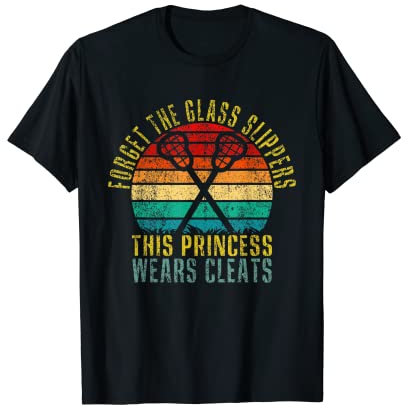 Vergessen Sie die Glas-Hausschuhe, die diese Prinzessin trägt Cleats Retro T-Shirt