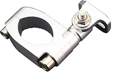 Asudaro Universal Arbeitsleuchten Halterung Motorrad-Scheinwerferhalterung Licht Rohrklemme Montagehalterung LED-Off-Road-Licht ReckrohrschelleAnklemmen Fahrlicht für PKW LKW Boot,Silber-