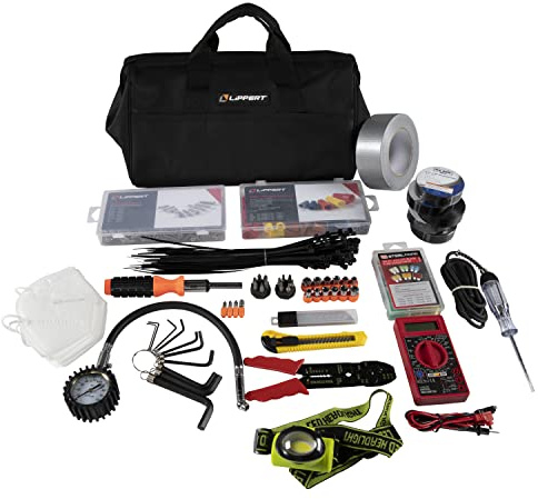 Lippert 15-Piece RV Tool Kit for Maintenance on Motorhomes, 5th Wheel Campers and Travel Trailers 2022000853