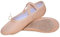 Capra Falconeri Ballet Dance Shoes - Full Flat Leather Sole Dancing Shoe Yoga Gymnastic Slippers for Girls - Kids Women & Adults Pink, 9 UK Child