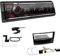Kenwood KMM-BT408DAB 1-DIN Digital Media Receiver Autoradio DAB+ Bluetooth USB Einbauset passend für Opel Astra H 2004-2010 Piano Black inkl Canbus